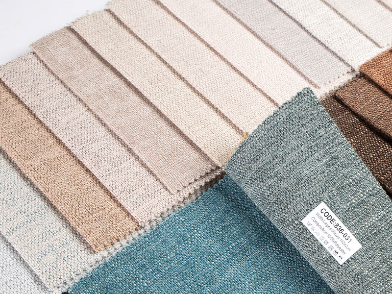 Kanepe kapakları ve atışlar için yumuşak ve lüks düz şönil kumaş