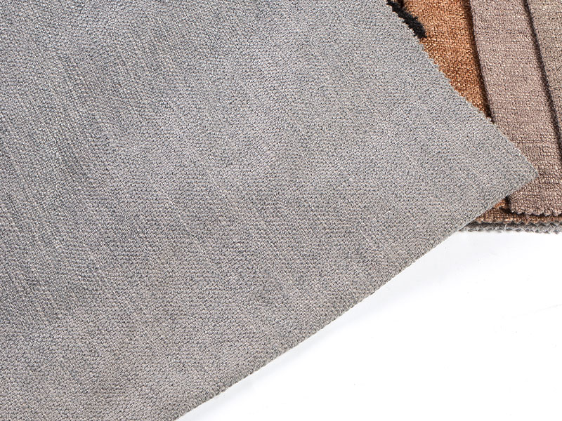 Kanepe kapakları ve atışlar için yumuşak ve lüks düz şönil kumaş