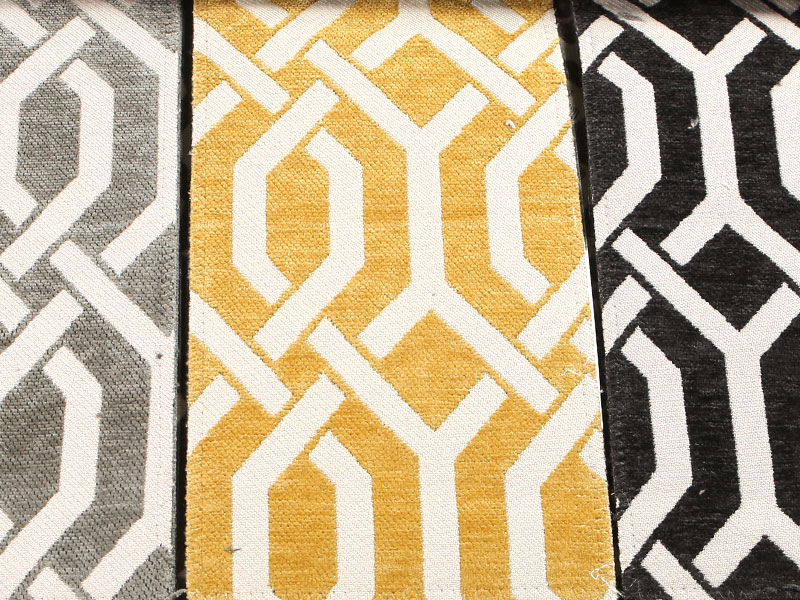 Şenil Jacquard Döşeme Kumaşı Kanepe Yastığı Kanepe Sandalyesi Kapağı MDN972