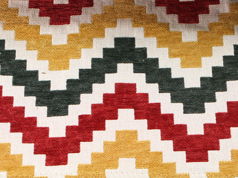 Çiçek Deseni Jakquard Şenil Perde Çekim Döşeme Kumaş MDN975